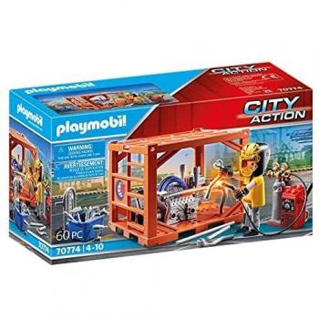 Playmobil City Action 70774 Container Truck with Tilting Trailer