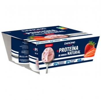 YOGUR FRESA PROTEIN DANONE PACK 4X100 GR