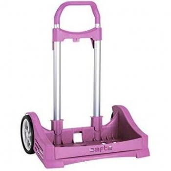 Safta Carro Evolution para Mochilas Escolares Plegable Ligero Resistente, Multicolor 400x280x850mm