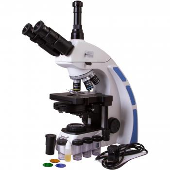 Microscopio trinocular Levenhuk MED 45T Ampliación 40x a 1000x