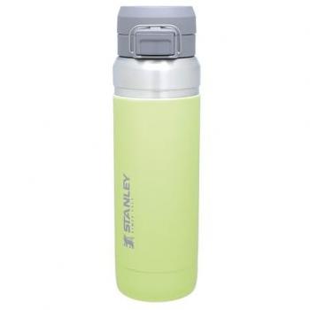 Stanley Termo Quick Flip 1.06L Acero Inoxidable Verde Claro - Mantiene Frío 18 Horas - Botella de Agua Antifugas - Sin BPA - Compatible con Portavasos - Apta para Lavava