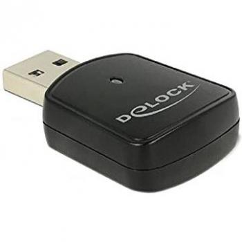 DeLOCK 12502 Adaptador y Tarjeta de Red WLAN USB 3.0 Doble Banda AC/a/b/g/n Mini Stick 867 Mbit/s + 300 Mbps