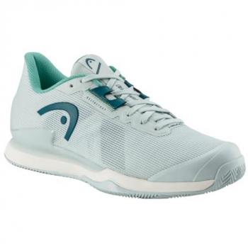 HEAD Sprint Pro 3.5 Zapatilla Tierra Batida Mujeres - Turquesa, Color Petróleo, Zapatillas de Tenis Mujer, Aqua Verde Azulado, 38 EU