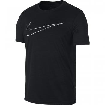 Nike M NK SUPERSET Top SS GFX T-Shirt, Hombre, Black/White, S