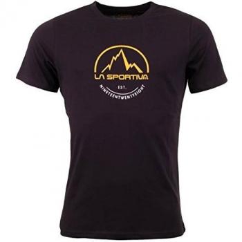 La Sportiva 03BBK Camiseta, Unisex Adulto, Negro, XL