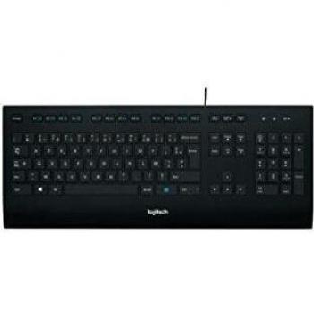 Logitech K280e Teclado Inalámbrico para Windows, Linux, Chrome, Disposición AZERTY Francés, Negro