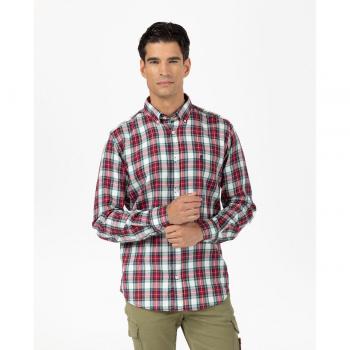 Camisa Cuadros El Pulpo Red Holly Rojo