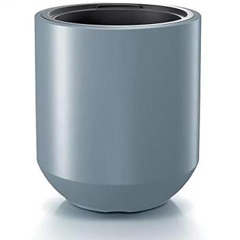 Maceta HEOS 46L con Depósito, Dimensiones 390x390x440 mm, Color Gris Claro