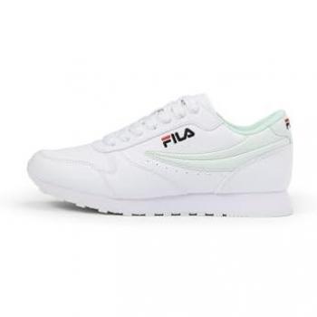 Fila Orbit Women's Sporty Lace-Up Sneakers - White with Contrast Details