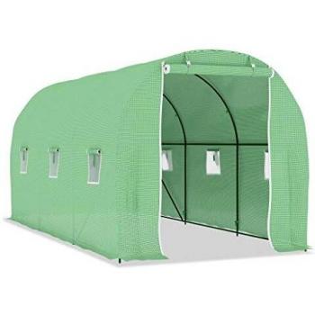 Invernadero 9 m² 4,5x2x2 m Verde