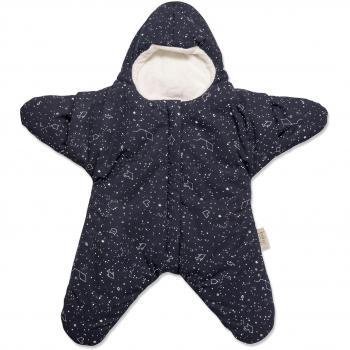 Baby Bites ORIGINAL - Saco estrella AZUL MARINO, estampado CONSTELACIONES - Modelo INVIERNO