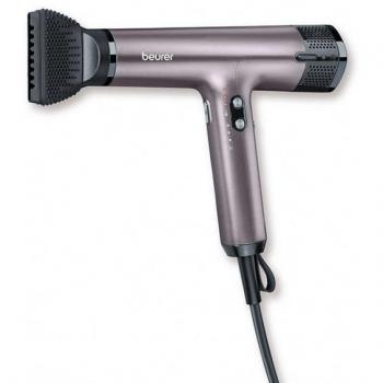 Secador de Pelo Beurer HC2R Glamour+ 1700W Iónico con Difusor y Concentrador Gris