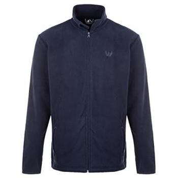 Whistler Cocoon Men's Fleece Jacket - Navy Blazer, 100% Polyester, Casual Style