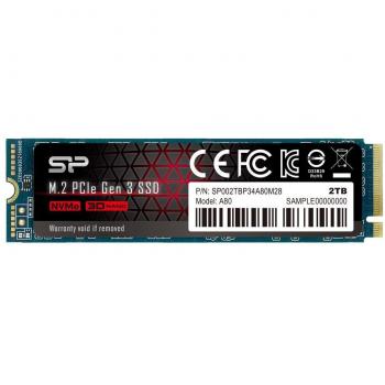 Silicon Power P34A60 2TB M.2 PCIe Gen3 x4 NVMe 1.3 SSD