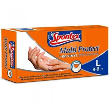 Spontex 0099-8 guantes desechables tamaño Vinilo 8-8