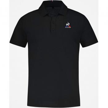 Le Coq Sportif - Polo Essentiels Nº2 para Hombre en Color Negro