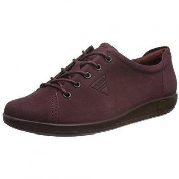 Ecco SOFT 2.0, Derby, Mujer, Rojo