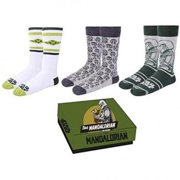 Mandalorian Star Wars Sock Pack - 3 Pairs (Size 40-46)