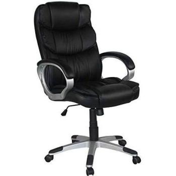 Poltrona Direccional HW58635 Color Negro con Diseño Ergonómico