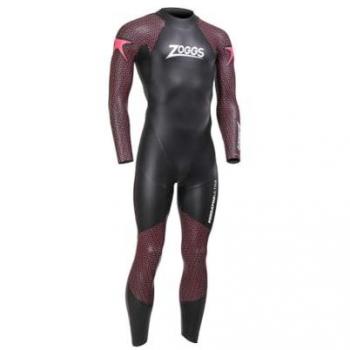 Traje de neopreno Zoggs Predator Ultra FS negro rojo - XXL, manga larga, talla XXL