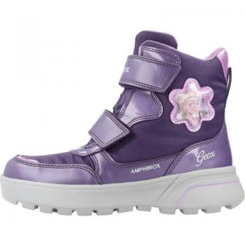 Botas de Niña Geox J Sveggen Girl B Abx, color violeta, impermeables, con suela antideslizante, diseño moderno y cómodo
