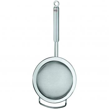 RÖSLE 12 cm Fine Mesh Kitchen Strainer with Round Handle, Dishwasher Safe, Stainless Steel