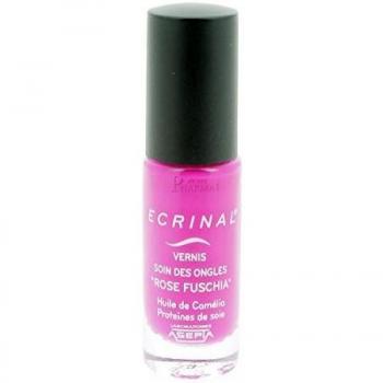 Rose Fuschia Vernis Soin des Ongles Ecrinal 6ml Asepta