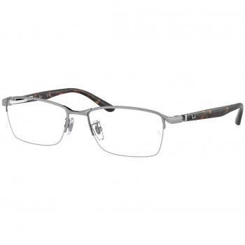 Ray-Ban Gafas Graduadas RX 6501D Ajuste Asiático 2595 para Hombre Plateadas