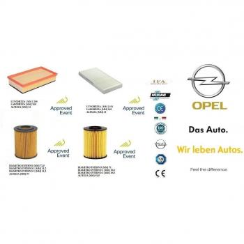 106/1 Kit Filtros Tagliando Opel Corsa C 1,7 de 48 kW
