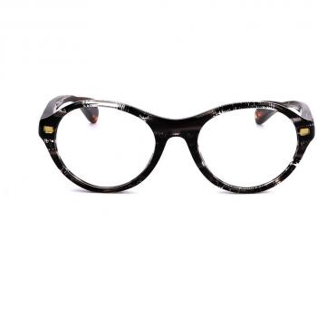 Montura de Gafas Recetadas para Mujer Alyson Magee AMO 016 BLACK DEGRAD, Armazones Negros, Talla 49