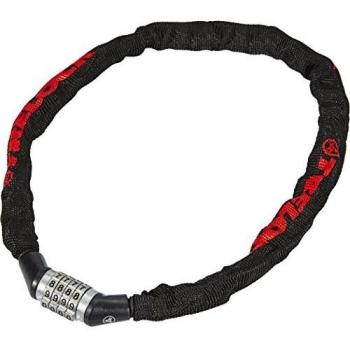 Trelock BC 115/60/4 Code Candado con combinación numérica, Unisex Adulto, Negro, 60 cm