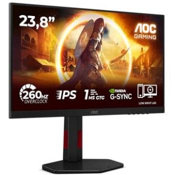 Monitor Gaming AOC 24G4ZR 23.8 FHD IPS 260Hz 0.3ms Regulable en Altura
