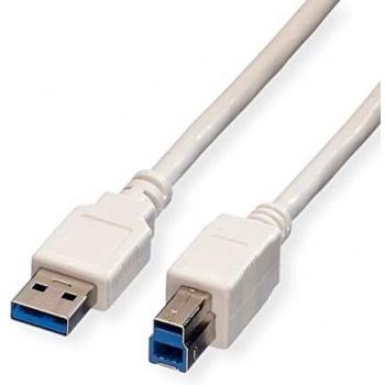 CABLE USB 3.0 3 M. AB BLANCO VALUE