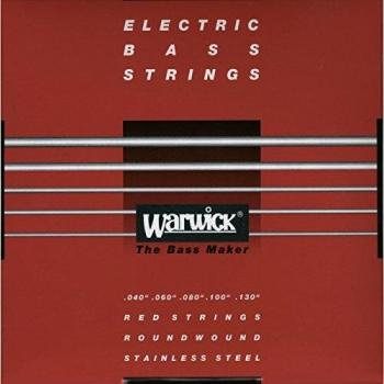Warwick Red Label Medium-Light 5-String Bass Strings 40-130