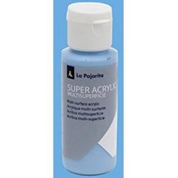 La Pajarita 180276 Pintura para Decoración y DIY, Super Acrylic, 1, Azul Bebe