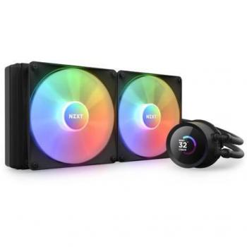 NZXT Kraken RGB 280mm All-In-One Liquid CPU Cooler with LCD Display and Dual 140mm Fans - Matte Black
