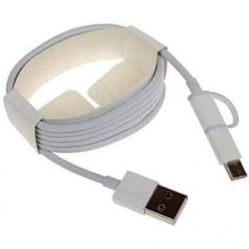Xiaomi Cable Mi 2 in 1 Usb Micro Usb to Type C - 100 Cm