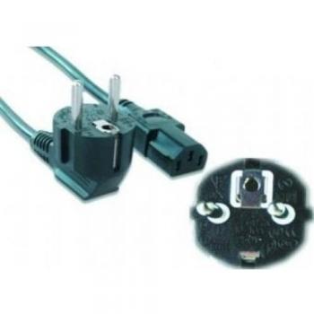 Gembird PC-186-VDE - Cable de alimentación VDE, 1.8m, color negro