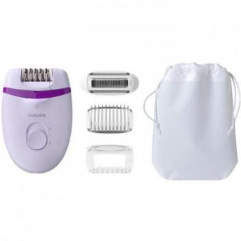Philips Satinelle Essential - Depiladora eléctrica compacta con cable