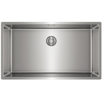 Fregadero Teka Be Linea RS15 71.40 Pureclean de Una Cubeta, Acero Inoxidable, Instalación Triple (Bajo Encimera/Encastre/Sobre Encimera), para Mue