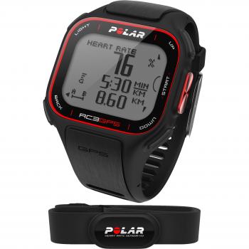 Polar RC3 GPS HR - Reloj con pulsómetro y GPS integrado, compatible con sensor de zancada, de cadencia y de velocidad para running y ciclismo