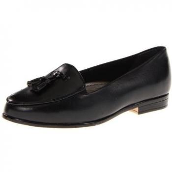 Trotters Leana Mujer US 6 Negro Grande Mocasín