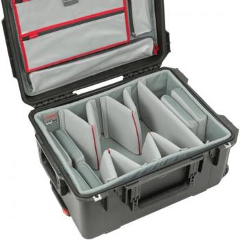 SKB 3i-2015-10DL iSeries Case with Think Tank Designed Video Dividers and Lid Organizer, Black, 19.5in x 14.5in x 8in