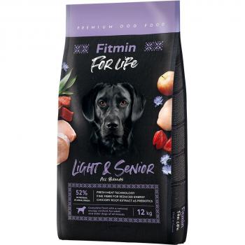 Fitmin Light & Senior Adulto Ternera Aves Cerdo 12 kg