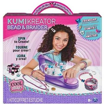 Cool MAKER - KUMIKREATOR 3 EN 1 - Kit de Manualidades niñas para Crear Collares y Pulseras de la Amistad