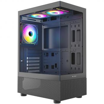 Caja Semitorre ATX Logic LOOK ARGB Negro