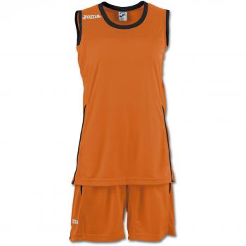 Joma Space II Camiseta y Pantalon Balonces, Mujer, Naranja, 2XL