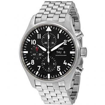 IWC MEN'S PILOTS 43MM STEEL BRACELET & CASE AUTOMATIC ANALOG WATCH IW377710