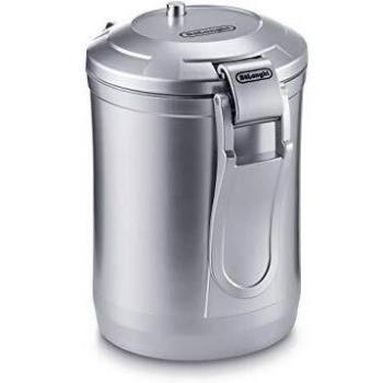 De'Longhi Perfetto - Envasadora para café en grano, 1.2 Litros, Color metal
