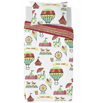 COOL KIDS Funda nórdica Reversible Fun Fair Cama 90 cm